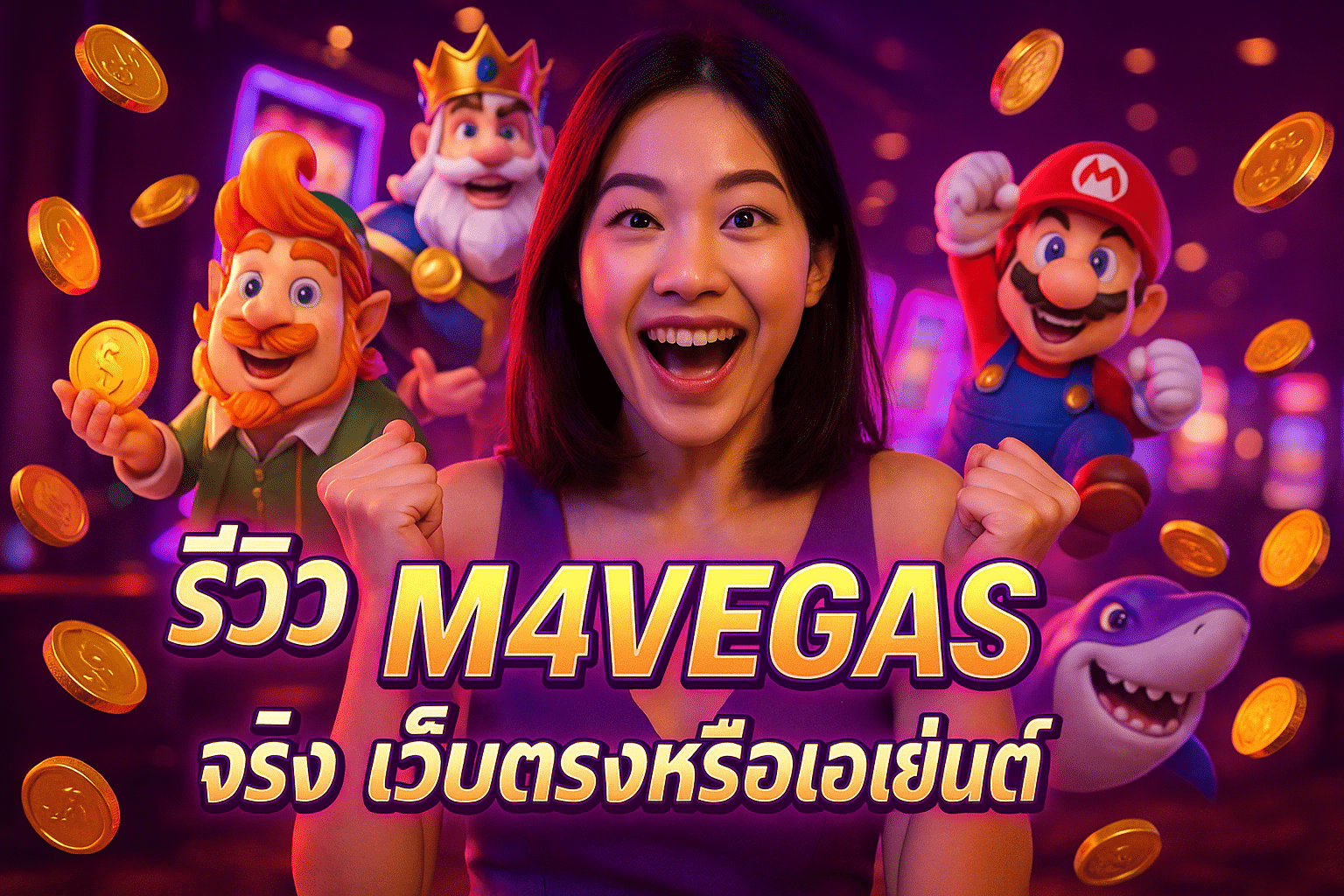 รีวิว M4VEGAS จริง เว็บตรงหรือเอเย่นต์