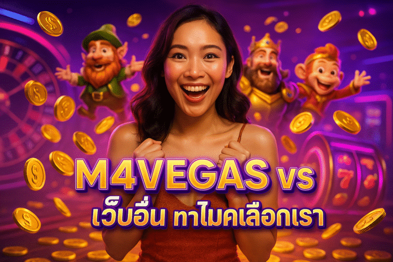 M4VEGAS vs เว็บอื่น ทำไมคนเลือกเรา