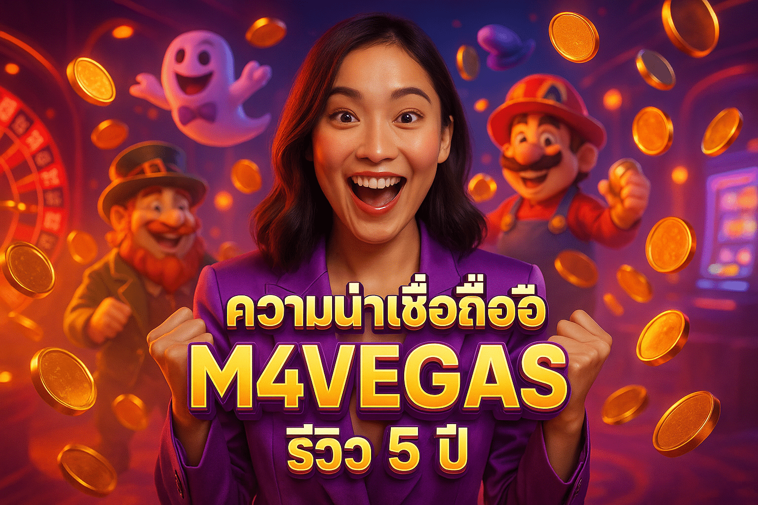 ความน่าเชื่อถือ M4VEGAS รีวิว 5 ปี