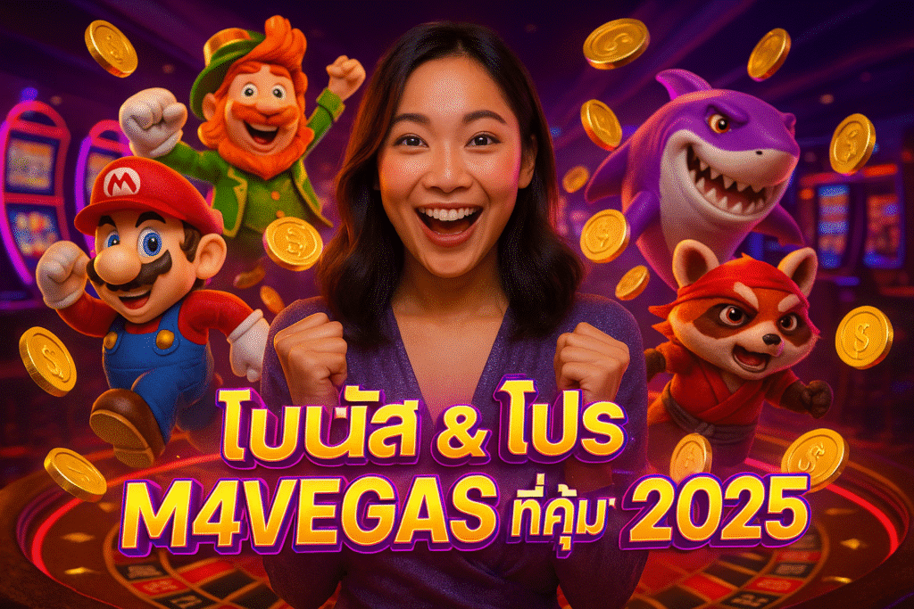โบนัส & โปร M4VEGAS ที่คุ้มที่สุด 2025