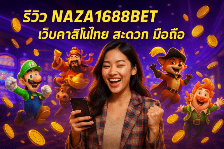รีวิว NAZA1688BET เว็บคาสิโนไทย สะดวกมือถือ